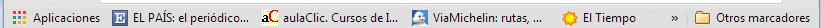 Barra de marcadores en chrome